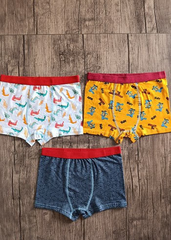 Diğer Çok Renkli Desenli Erkek Çocuk Boxer