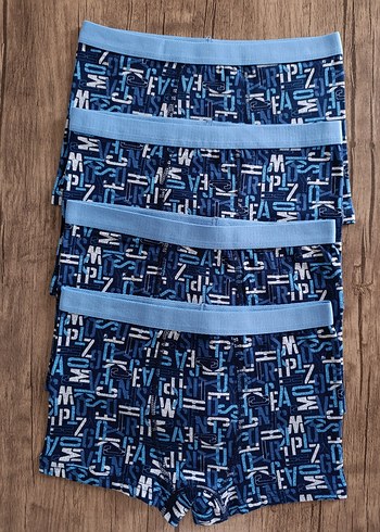 Erkek Çocuk Boxer 4'lü Set