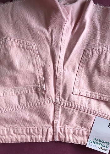 Pembe kot Short - Görsel 3