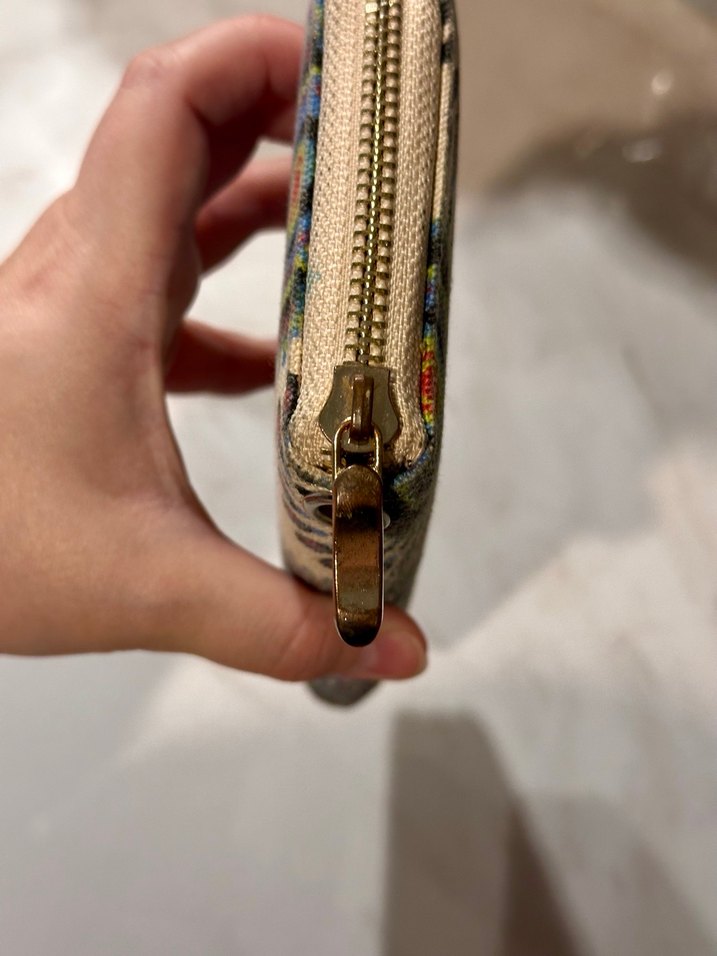 Renkli Fermuarlı Bohem Kadın Cüzdanı - Görsel 3