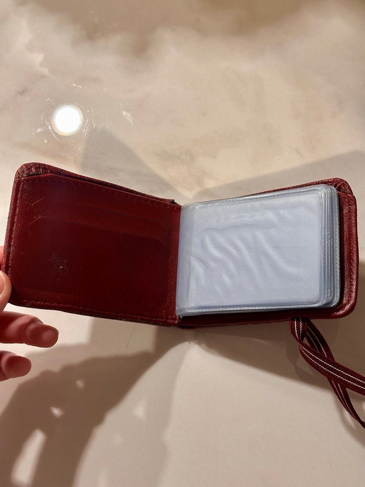 Bordo Kadın Kartlık Elastik Bantlı - Görsel 2