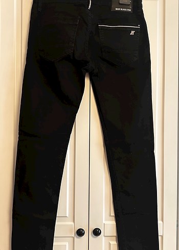 Siyah Regular Fit Denim Erkek Pantolon - Görsel 5