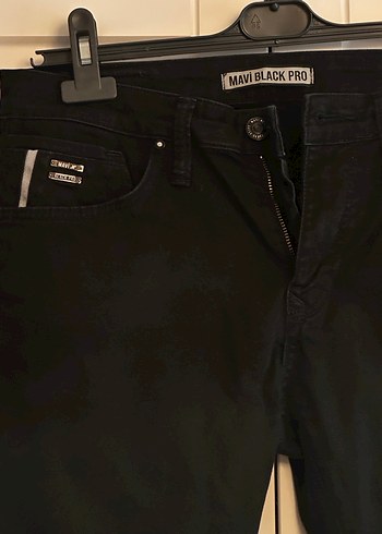 Siyah Regular Fit Denim Erkek Pantolon - Görsel 2