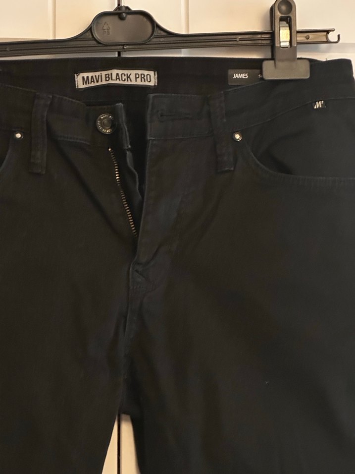 Siyah Regular Fit Denim Erkek Pantolon - Görsel 3