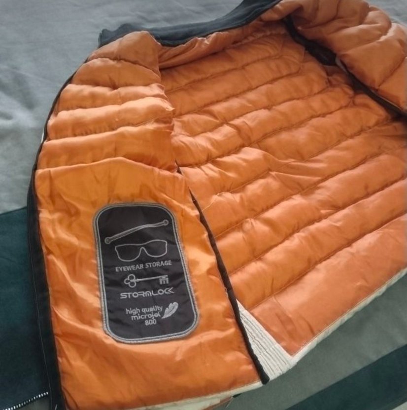 Erkek Beyaz Fermuarlı Midi Mont - Görsel 3