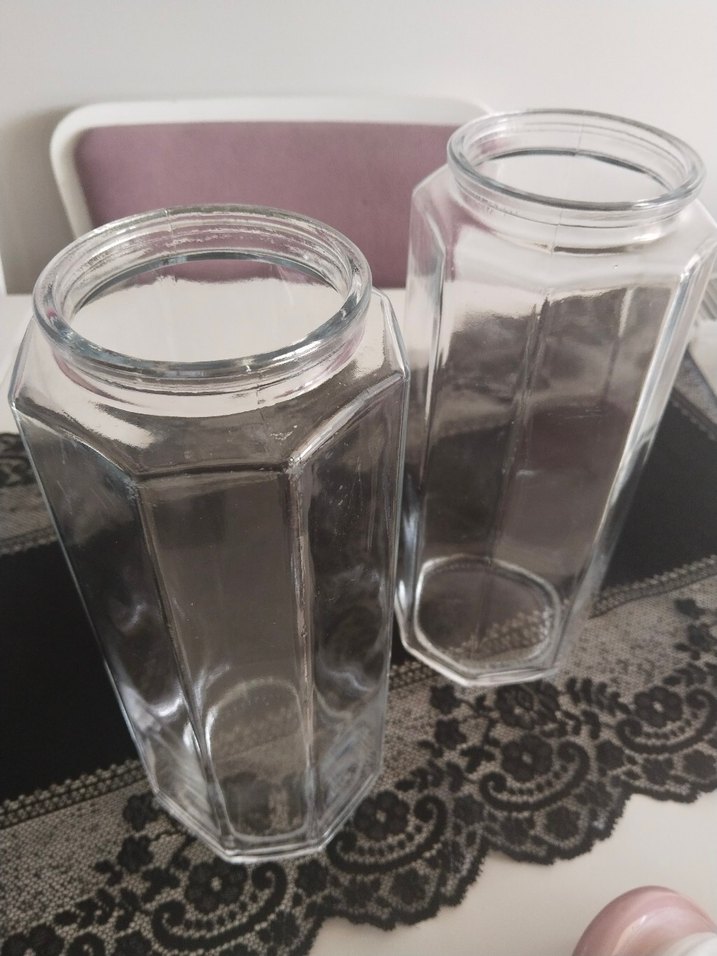 Pembe Kuş Kapaklı Cam Saklama Kavanozları 1750ml - Görsel 5