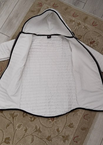 Kapüşonlu ince  Kadın Kışlık Mont - Görsel 5