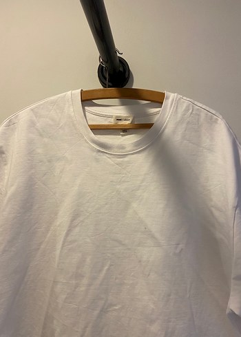 2 âdet Siyah ve beyaz Baskılı Oversize Tişört - Görsel 4