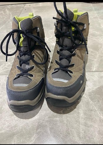 Quechua Çocuk Outdoor Kar Botu Gri Velcro - Görsel 5