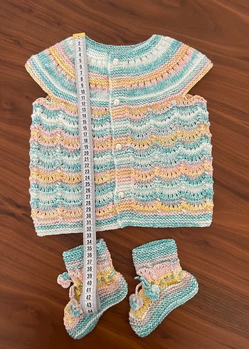 Bebek yelek takımı - Görsel 2