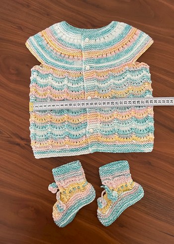 Bebek yelek takımı - Görsel 3