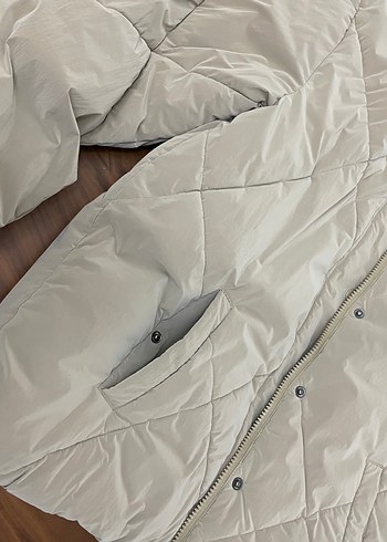 Kız çocuk bej mont - Görsel 3