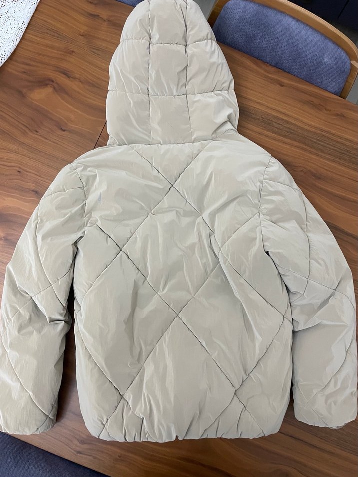 Kız çocuk bej mont - Görsel 4