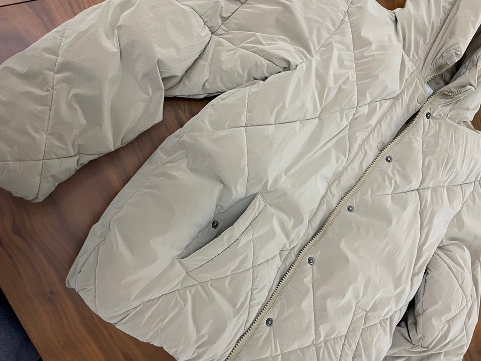 Kız çocuk bej mont - Görsel 3