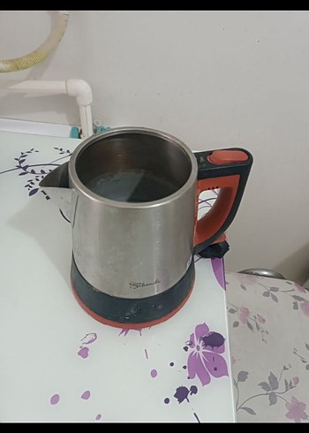 Sthrade Kırmızı Gri Paslanmaz Çelik Çay Makinesi - Görsel 6