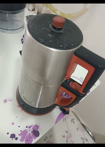 Sthrade Kırmızı Gri Paslanmaz Çelik Çay Makinesi - Görsel 4