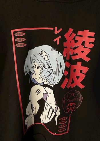 universal Beden Rei Evangelion Sweatshirt Unisex Oversize