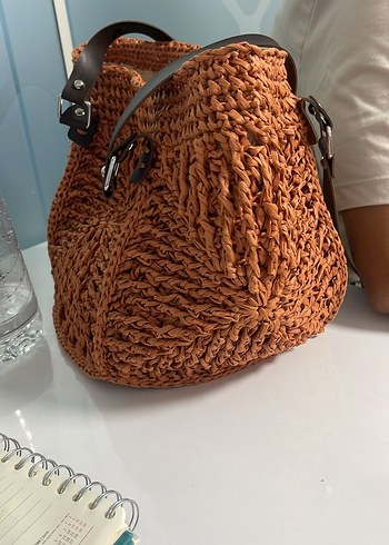 Beden turuncu Renk Turuncu Örgü Bohem Kadın Çanta