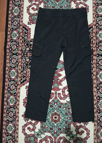 Erkek Çok Renkli Desenli Bol Kesim Kumaş Pantolon - Görsel 2