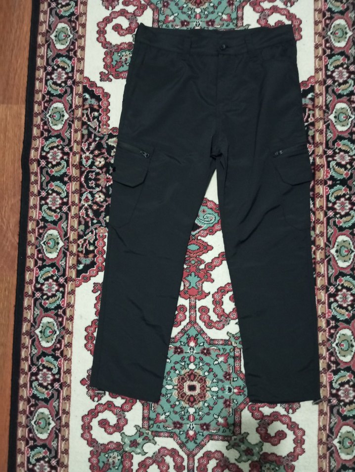 Erkek Çok Renkli Desenli Bol Kesim Kumaş Pantolon - Görsel 2