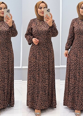 Diğer Leopar desenli elbise