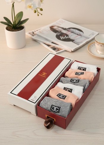 Kadın Çorap Seti  Kutulu - Görsel 2