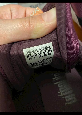 Mor Bağcıklı Kadın Spor Ayakkabı - Görsel 5