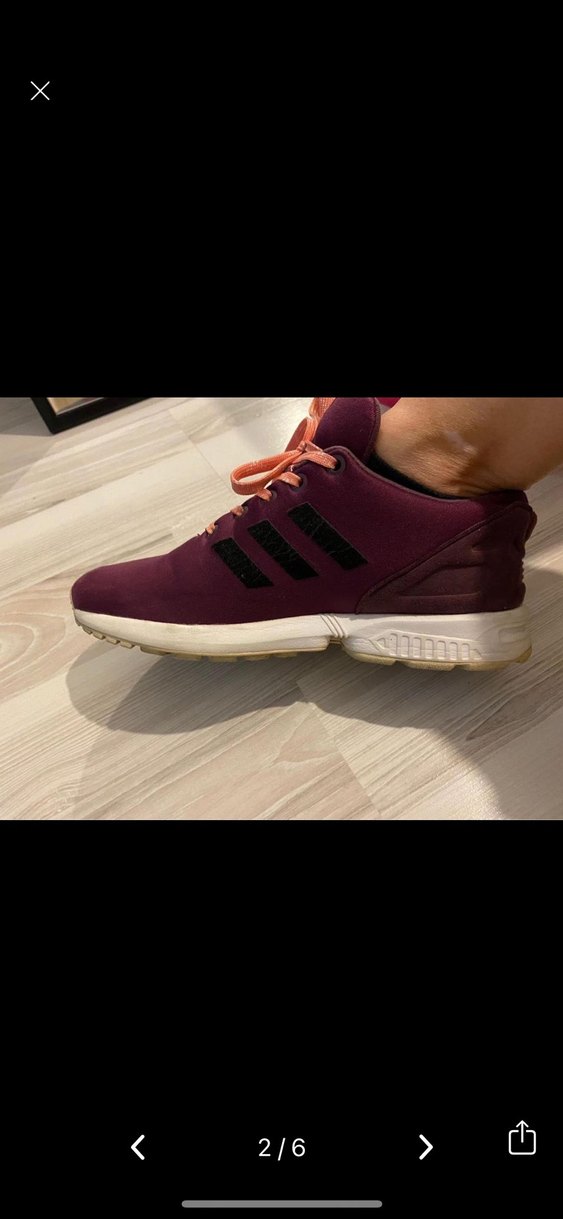 Mor Bağcıklı Kadın Spor Ayakkabı - Görsel 4