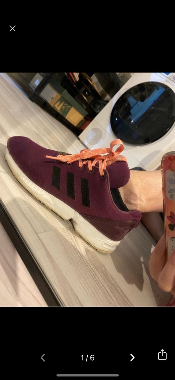 Mor Bağcıklı Kadın Spor Ayakkabı - Görsel 3