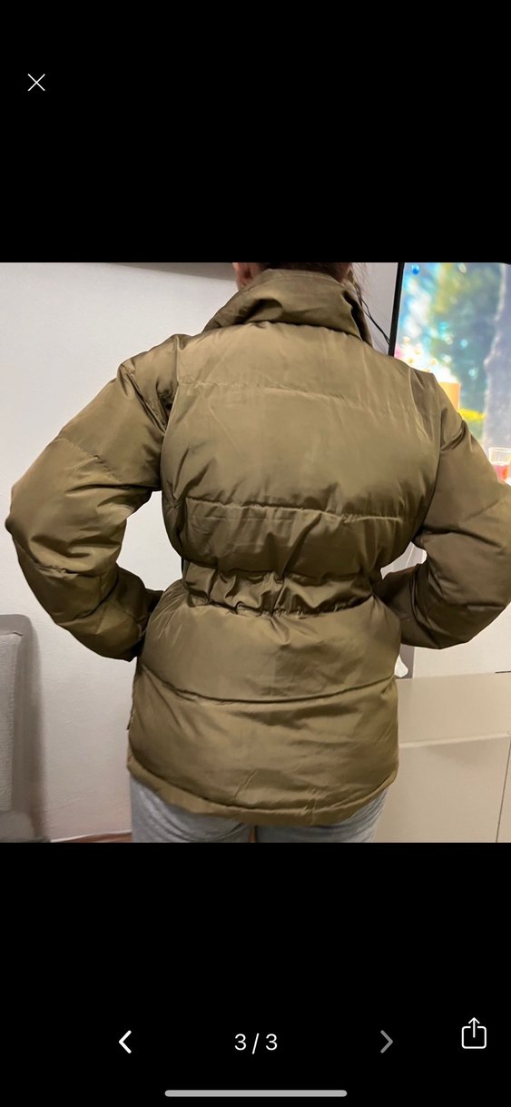 Kemerli Kahverengi Kadın Mont - Görsel 2