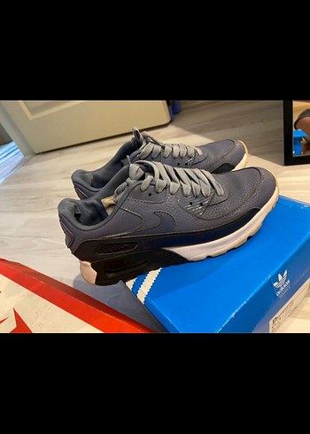 Gri Yüksek Topuklu Bağcıklı Kadın Spor Ayakkabı - Görsel 3