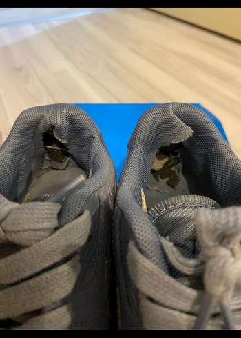 Gri Yüksek Topuklu Bağcıklı Kadın Spor Ayakkabı - Görsel 4