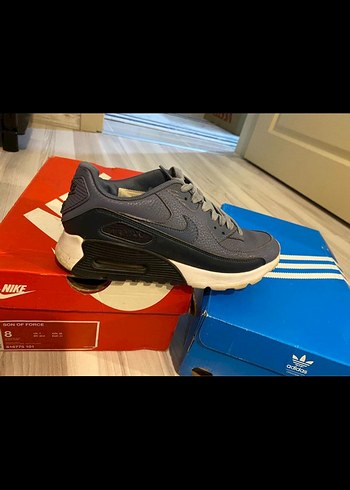 Gri Yüksek Topuklu Bağcıklı Kadın Spor Ayakkabı - Görsel 2