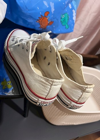 Beyaz converse - Görsel 5
