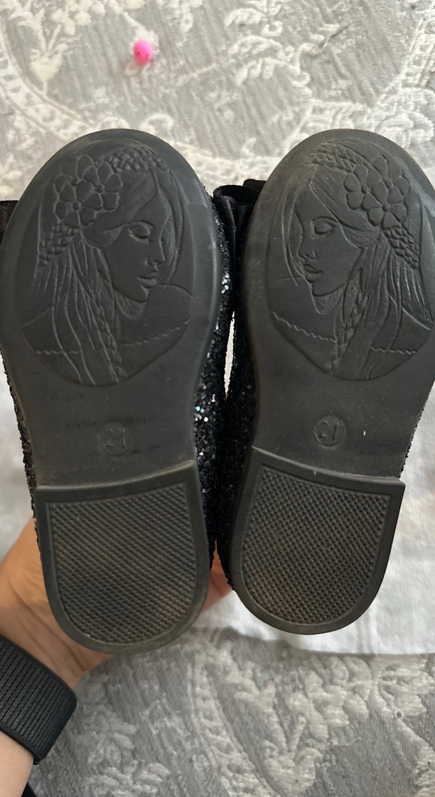 Kız Çocuk Siyah Fiyonklu Babet - Görsel 4