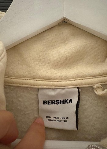 Bej Siyah Fermuarlı Kadın Sweatshirt - Görsel 3
