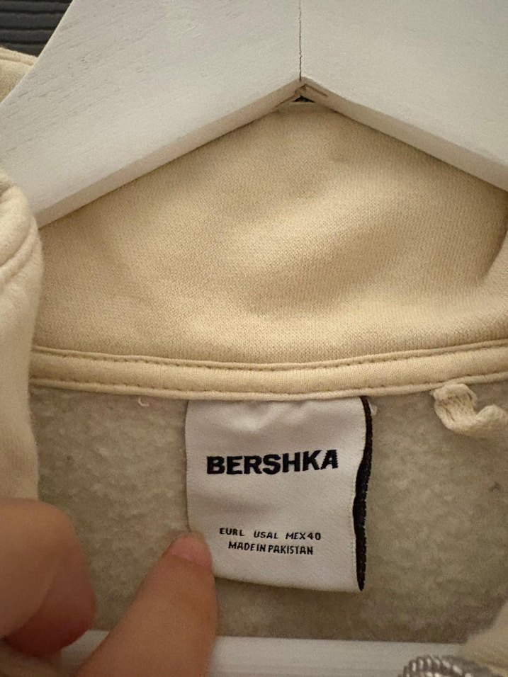 Bej Siyah Fermuarlı Kadın Sweatshirt - Görsel 3