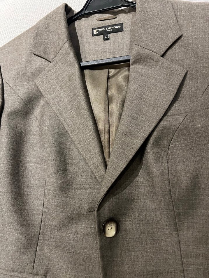 Bej Kadın Takım Etek Ceket - Görsel 4