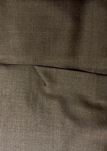 Kadın gri kaşe tek düğmeli  Blazer Ceket - Görsel 6