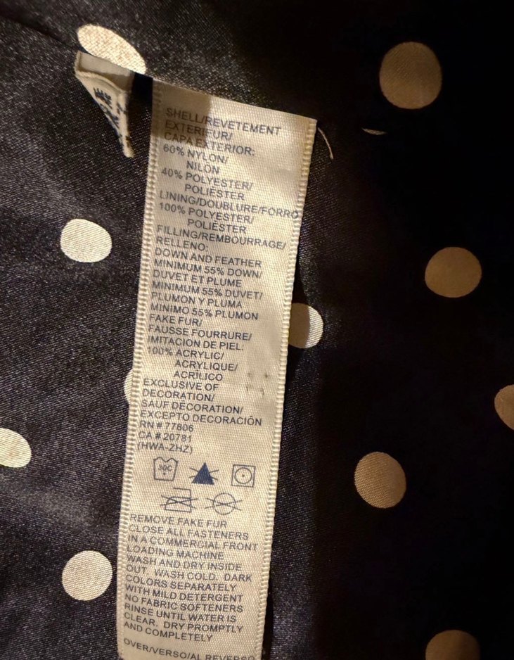 Yakası Kürklü Tommy hilfiger marka  Kadın Kışlık Mont - Görsel 4