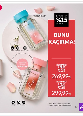 Avon Imari Kadın Parfümü 3'lü Set
