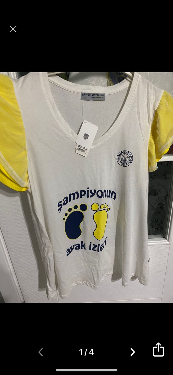 Hamile giyim orijinal FB Sarı Detaylı Baskılı Kadın Tişört - Görsel 3