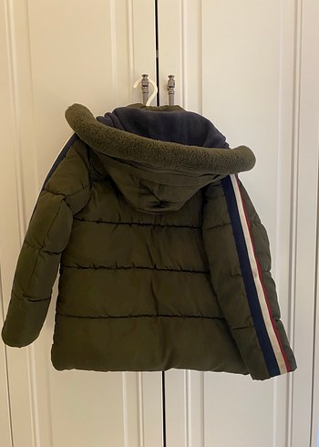 U.S Polo Assn. Polo Koyu Kahverengi Erkek Çocuk Düğmeli Mont