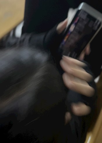 Siyah Goth Kadın - Görsel 3