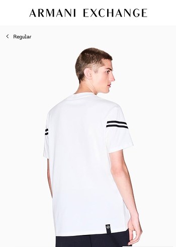 Gri Çizgili Beyaz Erkek Tişört - Görsel 3