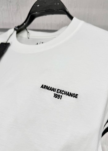 Gri Çizgili Beyaz Erkek Tişört - Görsel 7