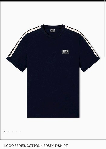 EA7 Siyah Erkek Kısa Kollu Tişört - Görsel 2