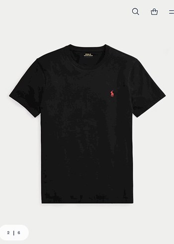 Siyah Erkek Regular Fit Kısa Kollu Tişört - Görsel 2