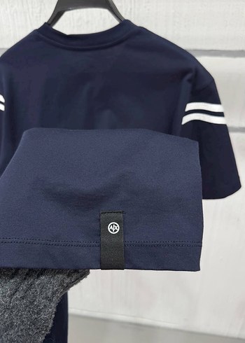 Navy Armani Exchange Erkek Tişört - Görsel 5