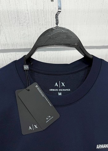 Navy Armani Exchange Erkek Tişört - Görsel 7